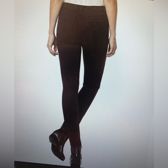 BUFFALO DAVID BITTON WOMEN BURGUNDY BRUSHED CORDUROY SKINNY PANTS - Picture 2 of 12